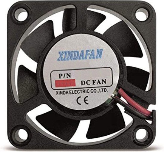 Xindafan Inbouw ventilator 12V 40x40x10mm - Zwart | bol.com