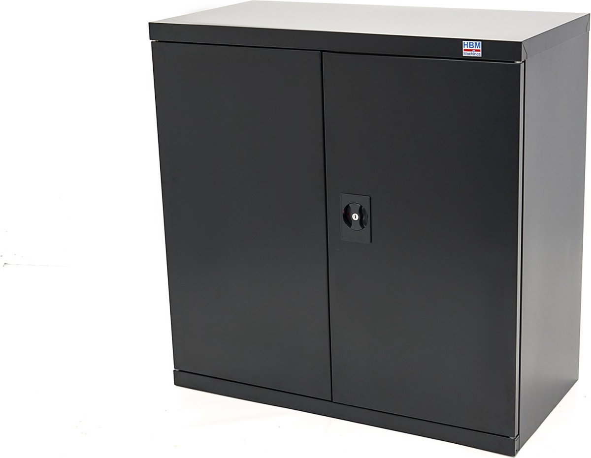 Armario Con 6 Compartimentos Y Llave – Ideal Para Oficina O Casa (90x45x92.5 Cm, Acero)