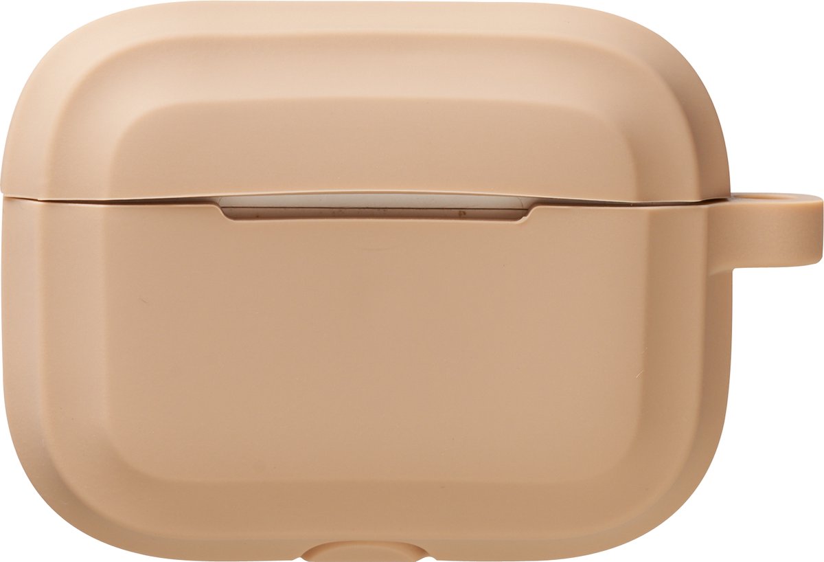 Fiquesa Autri® Airpods pro case - Airpods Pro hoesje - Siliconen case - beige