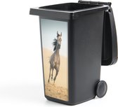 Container sticker Paard - Zand - Woestijn - 44x98 cm - Kliko sticker