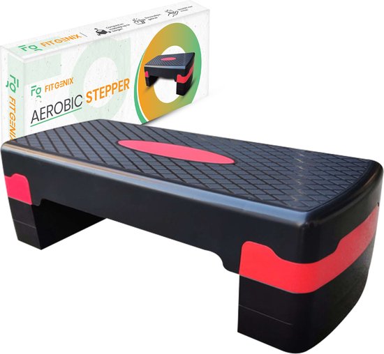 FitGenix Aerobic Step voor Workout en Afvallen - Fitness Stepper - Stepbank voor Zumba - Verstelbaar