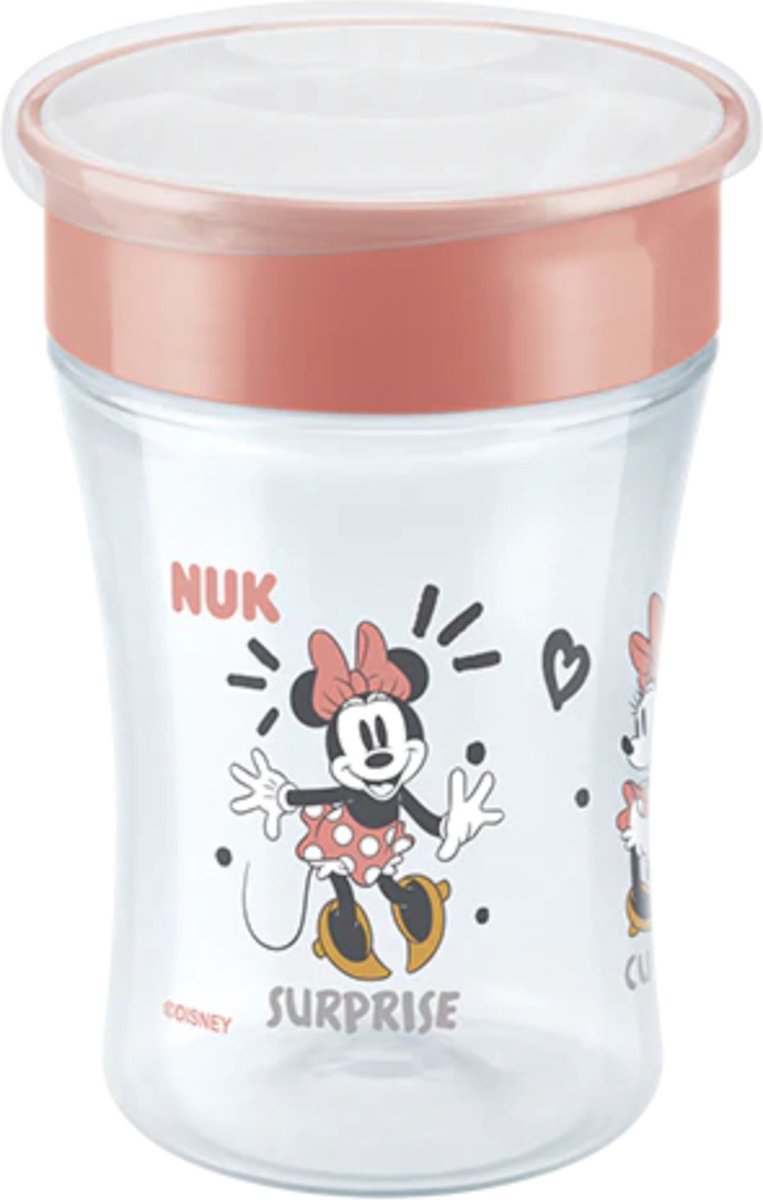 Goedkoopste NUK Disney Mickey Mouse Magic Cup 230ml kopje Rood Verfrissende drankjes 1 stuk(s