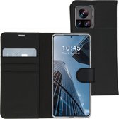 Accezz Hoesje Geschikt voor Motorola Edge 30 Ultra Hoesje Met Pasjeshouder - Accezz Wallet Softcase Bookcase - Zwart