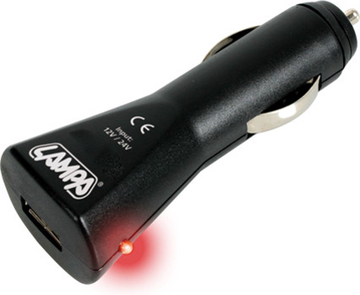 Goedkoopste 1 USB-poort oplader - 1000 mA - 12/24V