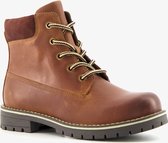 Hush Puppies leren jongens veterboots - Bruin - Maat 33 - Echt leer |  bol.com
