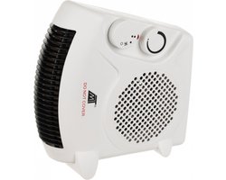 Elektrische kachel - Luchtverhitter - Compacte elektrische kachel - tot 20 m2 - 2000W - 2 verwarmingsniveaus bedieningspaneel - Elektrische verwarming - Portable - Gasloos - Draagbare verwarming - Keramische kachel - Kacheltje Elektrische kachel - Luchtverhitter - Compacte elektrische kachel - tot 20 m2 - 2000W - 2 verwarmingsniveaus bedieningspaneel - Elektrische verwarming - Portable - Gasloos - Draagbare verwarming - Keramische kachel - Kacheltje