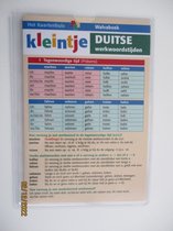Taalkaarten Walvaboek - Kleintje Duitse werkwoordstijden