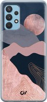Hoesje geschikt voor Samsung Galaxy A32 4G - Landscape Rosegold - Landschap - Roze - Soft Case Telefoonhoesje - TPU Back Cover - Casevibes