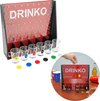 Afbeelding van het spelletje Cheqo® Drinko Drankspel - Voor 6 Spelers - Inclusief Shotglazen en Fiches - Drinkspel - 28x25x7cm