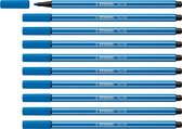 STABILO Pen 68 - Premium Viltstift - Ultramarijn Blauw - Doos 10 stuks