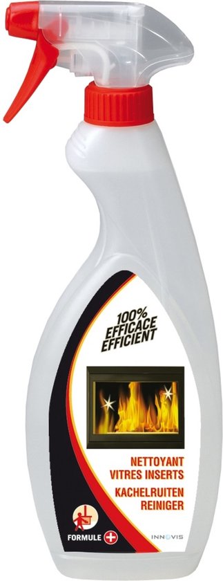 Spray nettoyant dégraissant vitre insert cheminée