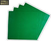 Set de 4 panneaux de construction / plaques de base 32x32 plots, 25cm x 25cm | Choix de 15 couleurs | Vert | Convient pour LEGO | PetitesBriques