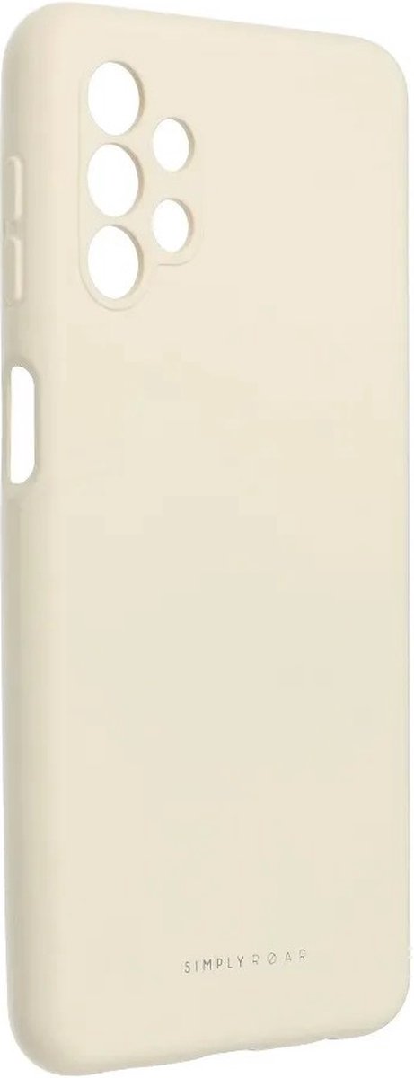 Roar Space Siliconen Back Cover hoesje Samsung Galaxy A32 4G - Aqua White