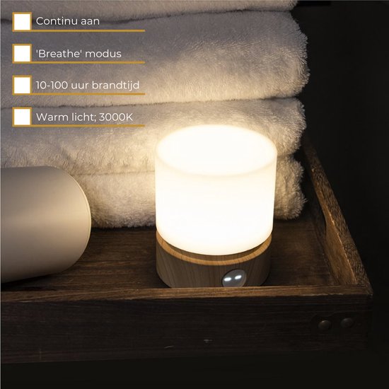 Jingyash Draadloze lamp, LED draadloze bureaulamp | Nachtkastje