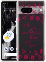 Google Pixel 7 Hoesje Most Wonderful Time - Designed by Cazy