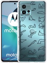 Motorola Moto G72 Hoesje Formula 1 Tracks - Designed by Cazy