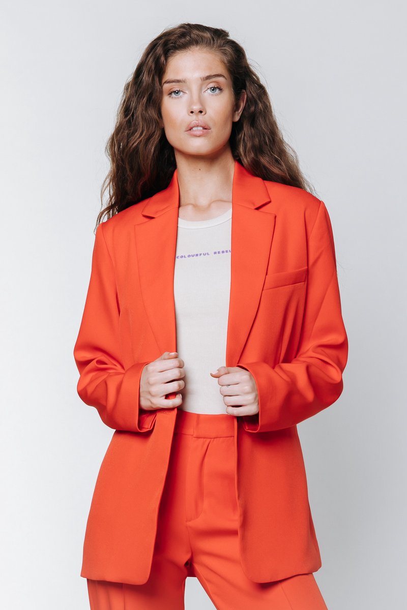 Colourful Rebel Mimmi Uni Single Breasted Boyfriend Blazer- Maat XL