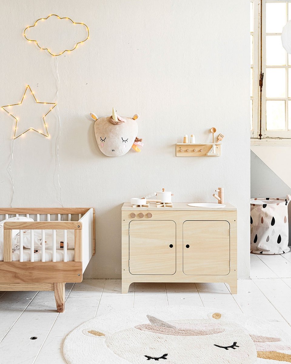 Petite Amélie Speelkeuken Parisienne - Kinderkeuken inclusief muur plank - H 52 cm — afbeelding 9