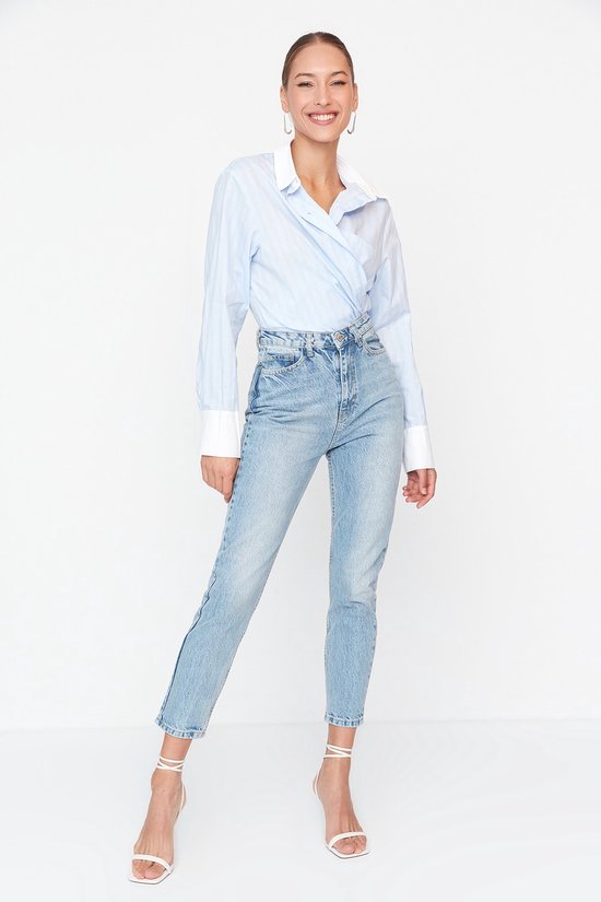 Trendyol Vrouwen Hoge taille Mama Jeans