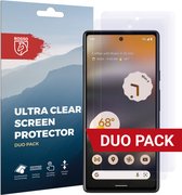 Rosso Screen Protector Ultra Clear Duo Pack Geschikt voor Google Pixel 6a | TPU Folie | Case Friendly | 2 Stuks