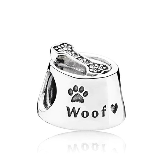 Bedel voor o.a. Pandora Armband | WOOF honden voerbak | Eetbak | Hond | Bot  |... | bol.com