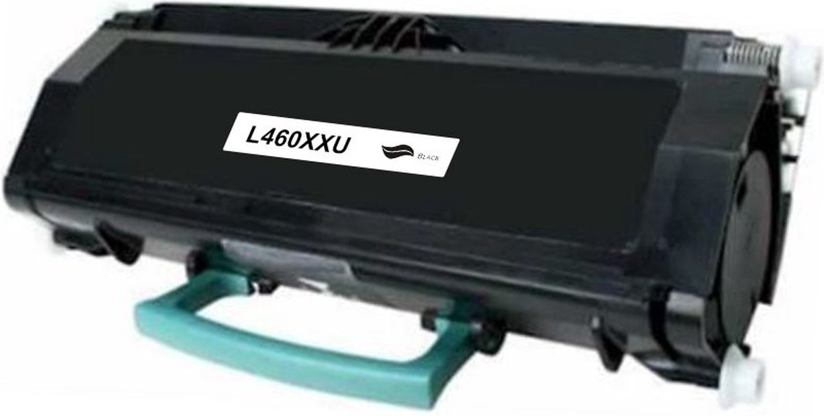 Lexmark E460X11E X463X11G Toner Zwart 15000pag - Huismerk Compatible - E460 E460DN E460DW X463 X464 X466 - Lexmark inktcartridge - E460X11E compatible - E460X11E alternatief