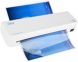 DESQ® Lamineerapparaat A4 - Lamineermachine - New Generation - Voor 75 tot 125 micron - Start in 2 min. - Voor thuis en thuiskantoor - Documenten & Foto's - Wit