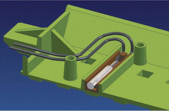 61193 H0 Roco GeoLine (avec lit de ballast) Contact Reed