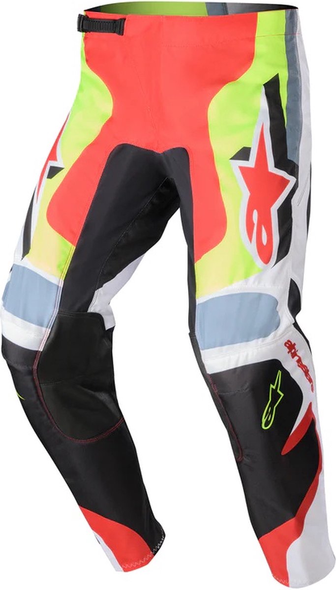 Alpinestars Fluid Agent Pants Black Mars Red Yellow Fluo 34