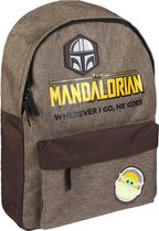 Star Wars : The Mandalorian - Sac à dos " Wherever I go, he goes " (Où que j'aille, il va)