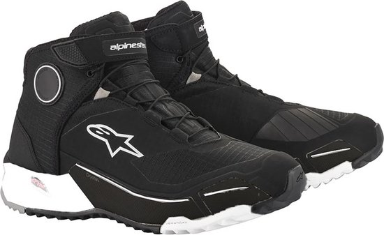 Foto: Alpinestars cr x drystar riding shoes black white us 10 maat laars