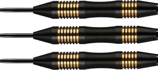 DESIGNA Mako Darts - Steel Tip Electro Brass - Micro Grip - Black van Designa — afbeelding 2