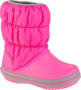 Crocs Winter Puff Boot Kids 14613-6TR, pour fille, rose, bottes de neige, taille : 32/33