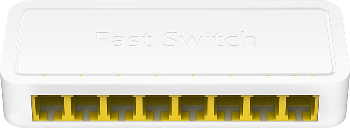 Cudy FS108D - Netwerkswitch - Fast Ethernet - 8 poorten - plastic case - Desktop switch