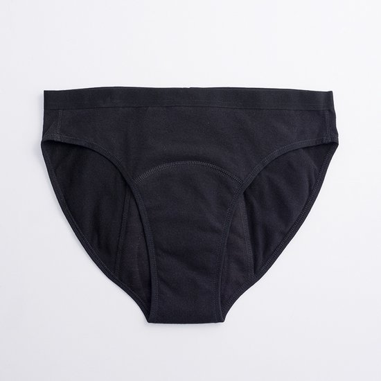 ImseVimse - Imse - menstruatieondergoed - Bikini model period underwear - hevige menstruatie - M - eur 40/42 - zwart