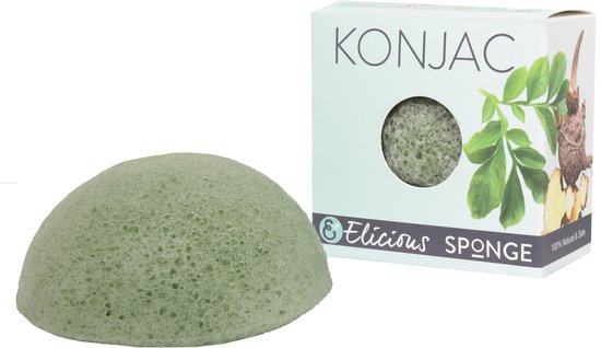 Elicious® Konjac Spons met Groene Thee