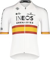 Ineos Grenadiers Bioracer Icon Champion Espagne Maillot Cyclisme Manches Courtes Hommes Taille M