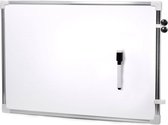 Magnetisch whiteboard met marker met wisser 60 x 40 cm - Kantoorbenodigdheden - Schoolborden