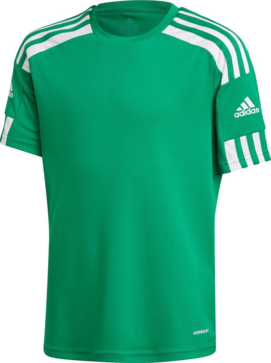 Adidas Squadra 21 Shirt Korte Mouw Kinderen - Groen / Wit | Maat: 176