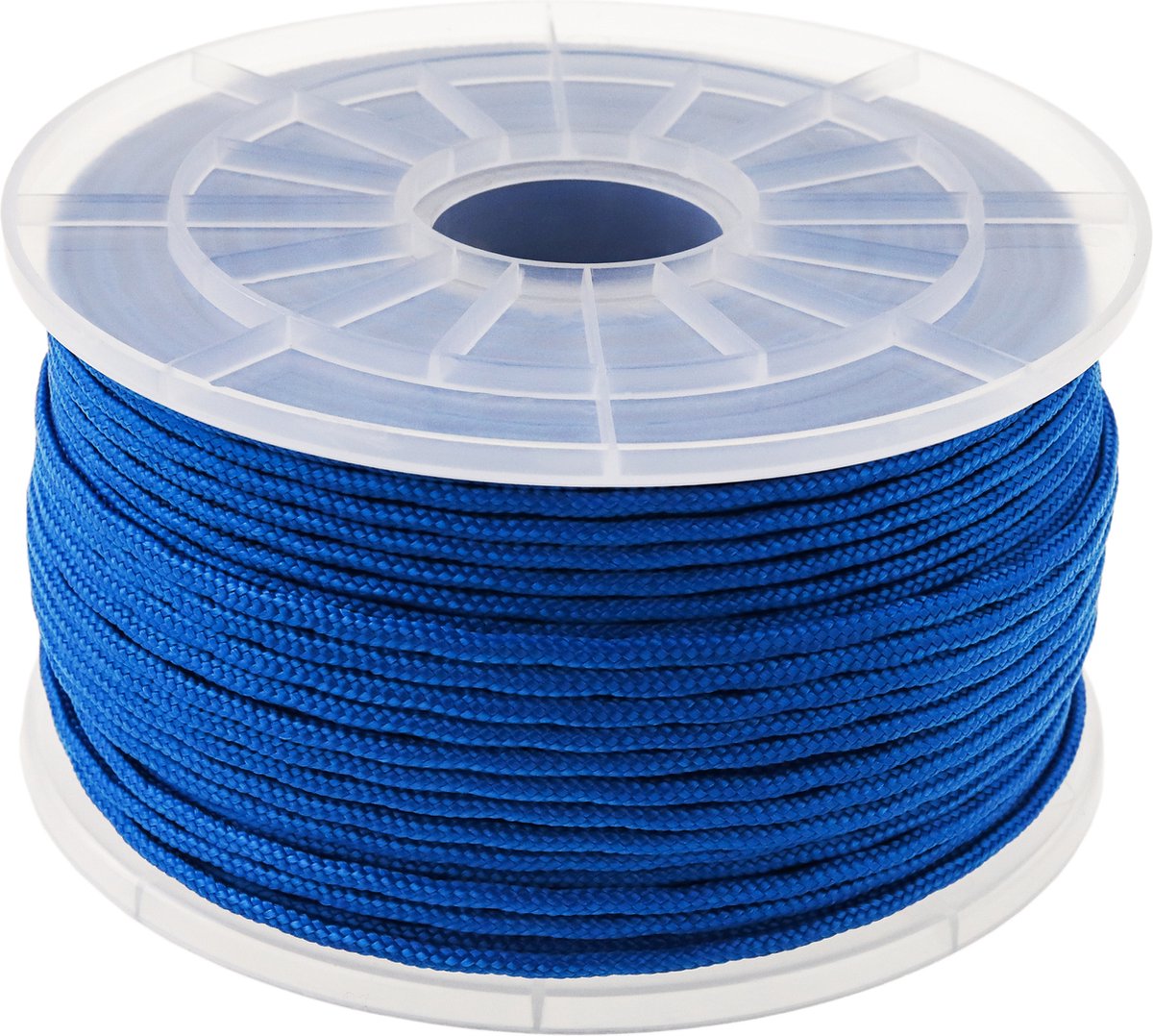 PrimeMatik - Multifilament gevlochten touw PP 100 m x 3 mm blauw