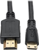 Tripp-Lite P571-001-MINI High-Speed HDMI to Mini-HDMI Cable with Ethernet and Digital Video/Audio (M/M), 1920 x 1080 (1080p), 1 ft. TrippLite