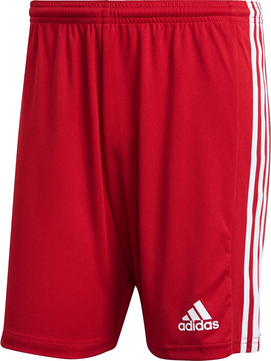 Adidas Squadra 21 Short Kinderen - Rood / Wit | Maat: 176
