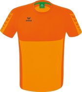 Erima Six Wings T-Shirt Kinderen - New Orange / Oranje | Maat: 164
