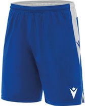 Macron Tempel Short Heren - Royal / Wit | Maat: M