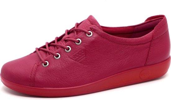Ecco Soft 2.0 sneakers rood - Maat 41 | bol.com