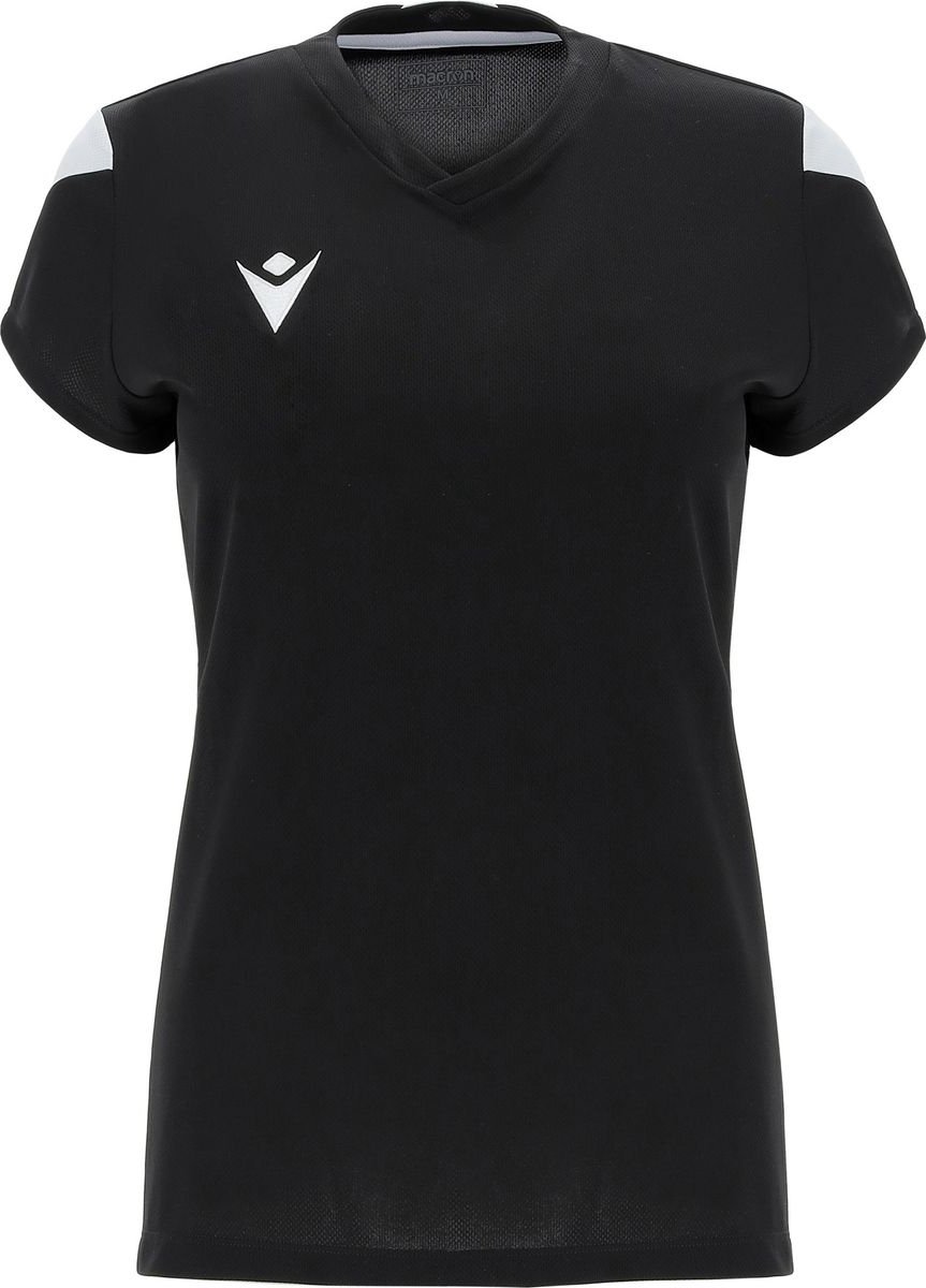 Macron Oxygen Shirt Korte Mouw Dames - Zwart / Wit | Maat: M