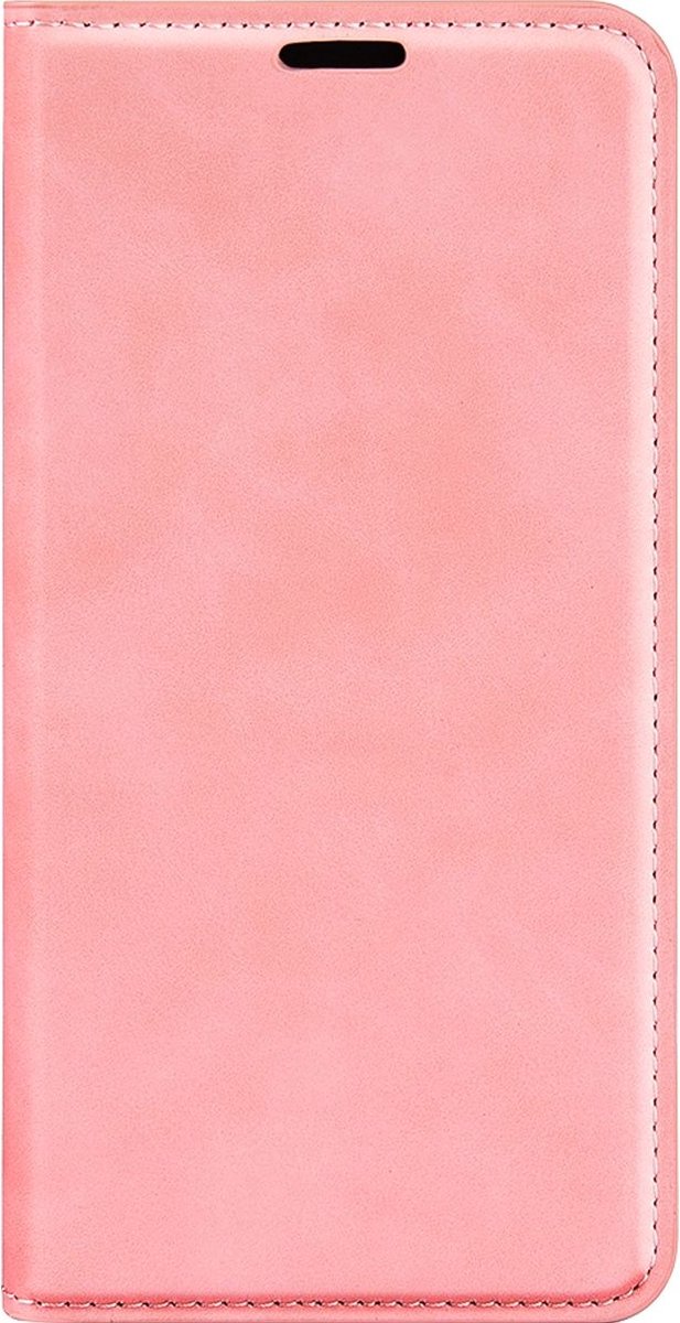 Mobigear Telefoonhoesje geschikt voor HONOR X8 Hoesje | Mobigear Retro Slim Bookcase Portemonnee | Pasjeshouder voor 3 Pasjes | Telefoonhoesje voor Pinpas / OV Kaart / Rijbewijs - Roze