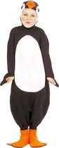 Widmann - Pinguin Kostuum - Koningspinguin Zuidpool Kind Kostuum - Zwart / Wit - Maat 116 - Carnavalskleding - Verkleedkleding