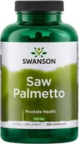 Saw Palmetto Extract - 250 Capsules - 540mg extract - Poeder van Saw Palmetto-bessen - Zaagpalm-extract - Swanson Health