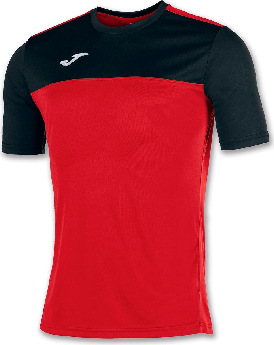 Joma Winner Shirt Korte Mouw Heren - Rood / Zwart | Maat: XL